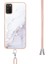 Samsung Galaxy A03S Mermer Anti-Scratch Yumuşak Crossbody Kordon Için Kılıf (Yurt Dışından) 3