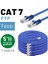 5 Adet 1 Metre Irenıs Cat7 Kablo Yassı Ftp Ethernet Network Lan Kablosu 6