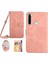 Xiaomi Redmi Not 8 Telefon Kılıfı Için Kelebekler ve Çiçekler Yumuşak Pu &amp; (Yurt Dışından) 1