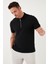 Pamuklu Regular Fit Fermuarlı Polo Yaka T Shirt Erkek Polo Yaka T Shirt 5902434 3