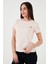 Pamuklu Regular Fit Bisiklet Yaka T Shirt Bayan T Shirt A4917 1