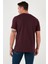 Baskılı Pamuklu Bisiklet Yaka Slim  Erkek T Shirt 646R8080 5