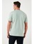 Baskılı Pamuklu Bisiklet Yaka Slim  Erkek T Shirt 646R8040 5