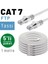 5 Adet 1 Metre Irenıs Cat7 Kablo Yassı Ftp Ethernet Network Lan Kablosu 6