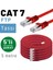 5 Adet 5 Metre Irenıs Cat7 Kablo Yassı Ftp Ethernet Network Lan Kablosu 6