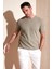 Pamuklu Bisiklet Yaka Regular Fit Basic T Shirt Erkek T Shirt 5902759 1
