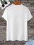 Melen Moda Unisex Baskılı Oversize T-Shirt - Beyaz 2