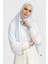 Krep Şifon Şal Bebe Mavi 210X 75 FLR241433 3