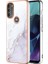 Motorola Moto G71 5g Koruma Yumuşak Tampon Mermer Desen Ince (Yurt Dışından) 1