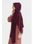Krep Şifon Şal Mor 210X 75 FLR241433 1