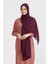 Krep Şifon Şal Mor 210X 75 FLR241433 2