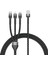 Hydra Serisi 3in1 Lightning Type C Micro USB Örgülü Şarj ve Data Kablosu 150 cm - FC320 1