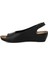 162750.Z4FX Siyah Kadın Comfort Sandalet 3