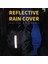 Siyah 35L Stili Su Geçirmez Sırt Çantası Yağmurluk Yansıtıcı Bant Sırt Çantası Seyahat Için Şeritler ile Hi-Görünürlük Sırt Çantası Rancoat (Yurt Dışından) 2