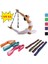 Kırmızı Stil Yoga Çekme Kayışı Kemer Polyester Lateks Elastik Latin Dansı Germe Bandı Döngü Yoga Pilates Gym Fitness Egzersiz Direnç Bantları (Yurt Dışından) 2