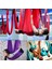 Mor Tarzı Yeni Elastik Hava Uçan Anti-Yerçekimi Yoga Hamak Salıncak Kemerleri Yoga Eğitimi Vücut Geliştirme Fitness Ekipmanları Için * 1m (Yurt Dışından) 5