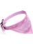 Pembe Tarzı S Beden Yeni Köpek Bandana Yaka Ayarlanabilir Kedi Pet Atkısı Pu Yaka Baskılı Üçgen Eşarp ile (Yurt Dışından) 3