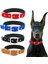 Kırmızı Katı Tarzı Xl Beden Köpek Tasması Naylon Yastıklı Yansıtıcı Yaka Pet Büyük Köpekler Için Ayarlanabilir Açık Rahat Kolye Pitbull Collier Chien (Yurt Dışından) 2