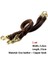 Kahverengi 18MM Tarzı L Beden Çok Fonksiyonlu 2 Yollu Köpek Tasması Çift Iki Pet Deri Leads Çıkarılabilir Anti Twining Yürüyüş ve Eğitim 2 Küçük Orta Boy Köpek (Yurt Dışından) 1