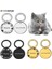 Gül Altın Tarzı 30 mm Kişiselleştirilmiş Köpek Kimliği Etiketleri Yaka Kimliği Etiketleri Özel Oyulmuş Kolye Zinciri Charm Malzemeleri Köpek Etiketi Adı Ürünleri Için Pet Aksesuarları (Yurt Dışından) 3