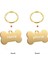 D Stili 40X21MM Yaratıcı Dıy Kişiselleştirilmiş Pet Yaka Kımlık Etiketi Kazınmış Pet Adı Kedi Yavrusu Köpek Künyesi Kolye Anahtarlık Kemik Perros Accesorios (Yurt Dışından) 3