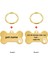J Tarzı 40X21MM Yaratıcı Dıy Kişiselleştirilmiş Pet Yaka Kımlık Etiketi Kazınmış Pet Adı Kedi Yavrusu Köpek Künyesi Kolye Anahtarlık Kemik Perros Accesorios (Yurt Dışından) 2