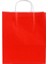 Büküm Saplı Kraft Kağıt Karton Hediyelik Çanta Poşet Torba - Kırmızı- 31X41 Cm. - 10 Adetlik 1 Paket 3