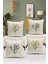 Flower/vintage Serisi Çift Tarafı Dijital Baskılı 4'lü Kırlent Kılıfı Seti (Cushion Cover Set) 1
