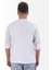 Müslin Sweatshirt V Yaka Reglan Kol Beyaz 3