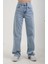 Buz Mavi Straight Fit Jean Pantolon 3