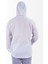 Şile Bezi Gömlek Kapşonlu Reglan Kol Spor Model Beyaz 3