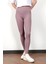 Toparlayıcı Gül Rengi Kadın Kaşkorse Fitilli Spor Yoga Tayt - 4102 2
