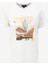 Kırık Beyaz Kadın Bisiklet Yaka Basic T-Shirt F4Sl-Tst0644 1