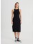 Bisiklet Yaka Siyah Standart Kadın Elbise W241672001-KOLSUZ Elbise 2
