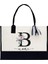 D4BLACKFH Özel Ad Tote Çanta Moda Kanvas Tote Mektup Çiçek Taşınabilir Plaj Omuz Alışveriş Rahat Plaj Çantası Büyük Kapasiteli Çanta (Yurt Dışından) 5