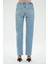 Ariana Açık Mavi Normal Bel Patı Fermuarlı Mom Jean Pantolon C 4525-174 4