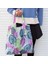 Stil 5 Moda Çiçek Eko Yeniden Kullanılabilir Alışveriş Çantaları Katlanabilir Alışveriş Çantası Tote Seyahat Taşınabilir Omuz Bakkal Çanta Depolama El Çantası (Yurt Dışından) 3