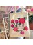 BEJ-33X38X10CM Büyük Kapasiteli Kanvas Alışveriş Çantaları Diy Katlanır Çevre Dostu Pamuk Bez Çantalar Omuz Çantası Yeniden Kullanılabilir Bakkal Çanta Bej Beyaz (Yurt Dışından) 4