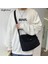 Siyah Küçük-Hayır Kolye Erkekler Crossbody Çanta Harajuku Çift Omuz Tüm Maç Messenger Çanta Büyük Kapasiteli Tiki Basit Satchel Kanvas Çanta Ulzzang (Yurt Dışından) 2