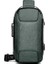 9530 Ordu Yeşil Weixier Erkekler Için Omuz Çantası Su Geçirmez USB Adam Crossbody Çanta Anti-Hırsızlık Kısa Seyahat Messenger Sling Moda Tasarımcısı Göğüs Çantası (Yurt Dışından) 1