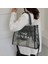 Beyaz Smalll Kadınlar Için Bez Çantalar 2023 Yaz Yeni Lüks Tasarımcı Çanta Büyük Temizle Plaj Alışverişçi Alışveriş Çantası Büyük Totebag Kare Çanta (Yurt Dışından) 2