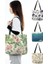 Desen 3 Boyut M 35X35 cm Taze Çiçek Baskı Çanta Kadın Bayanlar Moda Rahat Tote Seyahat Alışveriş Çantaları Bakkal Süpermarket Için (Yurt Dışından) 4