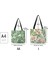 Desen 3 Boyut M 35X35 cm Taze Çiçek Baskı Çanta Kadın Bayanlar Moda Rahat Tote Seyahat Alışveriş Çantaları Bakkal Süpermarket Için (Yurt Dışından) 5
