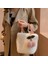 Gri Peluş Omuz Çantası Kiraz Kolye ile Kadın Kız Trendy Çanta Tote Çanta (Yurt Dışından) 3