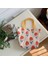 Kırmızı Çiçek Yaprağı 10X25X20 cm Kore Tarzı Sevimli Çiçek Kanvas Küçük Alışveriş Çantası Kadın Kadın Kız Çanta Öğle Yemeği Çantaları Alışveriş Bezi El Çantası Çanta (Yurt Dışından) 1