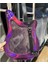 Lazer Mor 26X7X34 cm Moda Lazer Rock Bas Ita Çanta Kadın Şeffaf Rozet Çanta Pu Ağrı Çanta Jk Lolita Gitar Omuz Crossbody Çanta Serin Kız Için (Yurt Dışından) 1