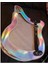 Lazer Mor 26X7X34 cm Moda Lazer Rock Bas Ita Çanta Kadın Şeffaf Rozet Çanta Pu Ağrı Çanta Jk Lolita Gitar Omuz Crossbody Çanta Serin Kız Için (Yurt Dışından) 2