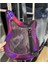 Lazer Mor 26X7X34 cm Moda Lazer Rock Bas Ita Çanta Kadın Şeffaf Rozet Çanta Pu Ağrı Çanta Jk Lolita Gitar Omuz Crossbody Çanta Serin Kız Için (Yurt Dışından) 5