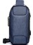 Erkekler Için 9530 Mavi Weixier Omuz Çantası Su Geçirmez USB Adam Crossbody Çanta Anti-Hırsızlık Kısa Seyahat Messenger Sling Moda Tasarımcısı Göğüs Çantası (Yurt Dışından) 1