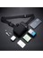 Siyah Erkek Omuz Göğüs Çantaları Naylon Su Geçirmez Kullanışlı Moda Askılı Çanta Spor Eğlence Bisiklet Cep Telefonu Crossbody Çanta (Yurt Dışından) 5